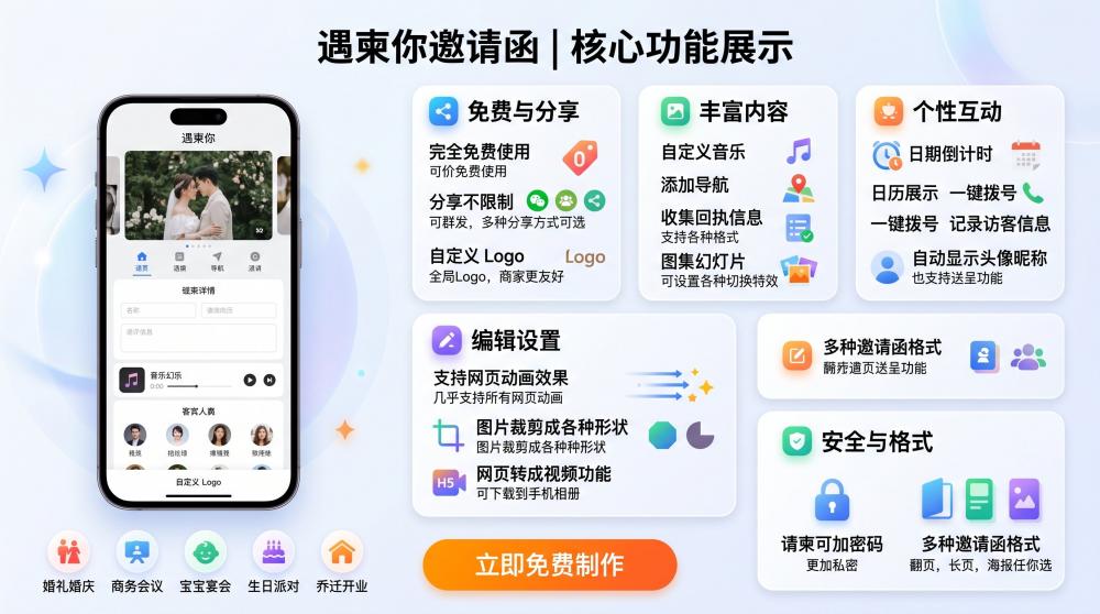 拒绝工具堆砌！一个平台搞定所有邀约，省时又省心✨